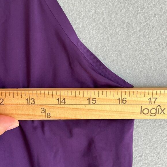 Gymshark Aptitude Cropped Vest Purple Tank Top Womens XS Purple Racerback Style - Picture 5 of 5